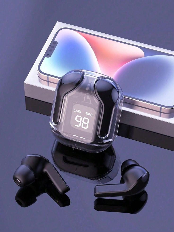 V20 Bluetooth Kulaklık  Yeni Şeffaf Kasa Tasarım